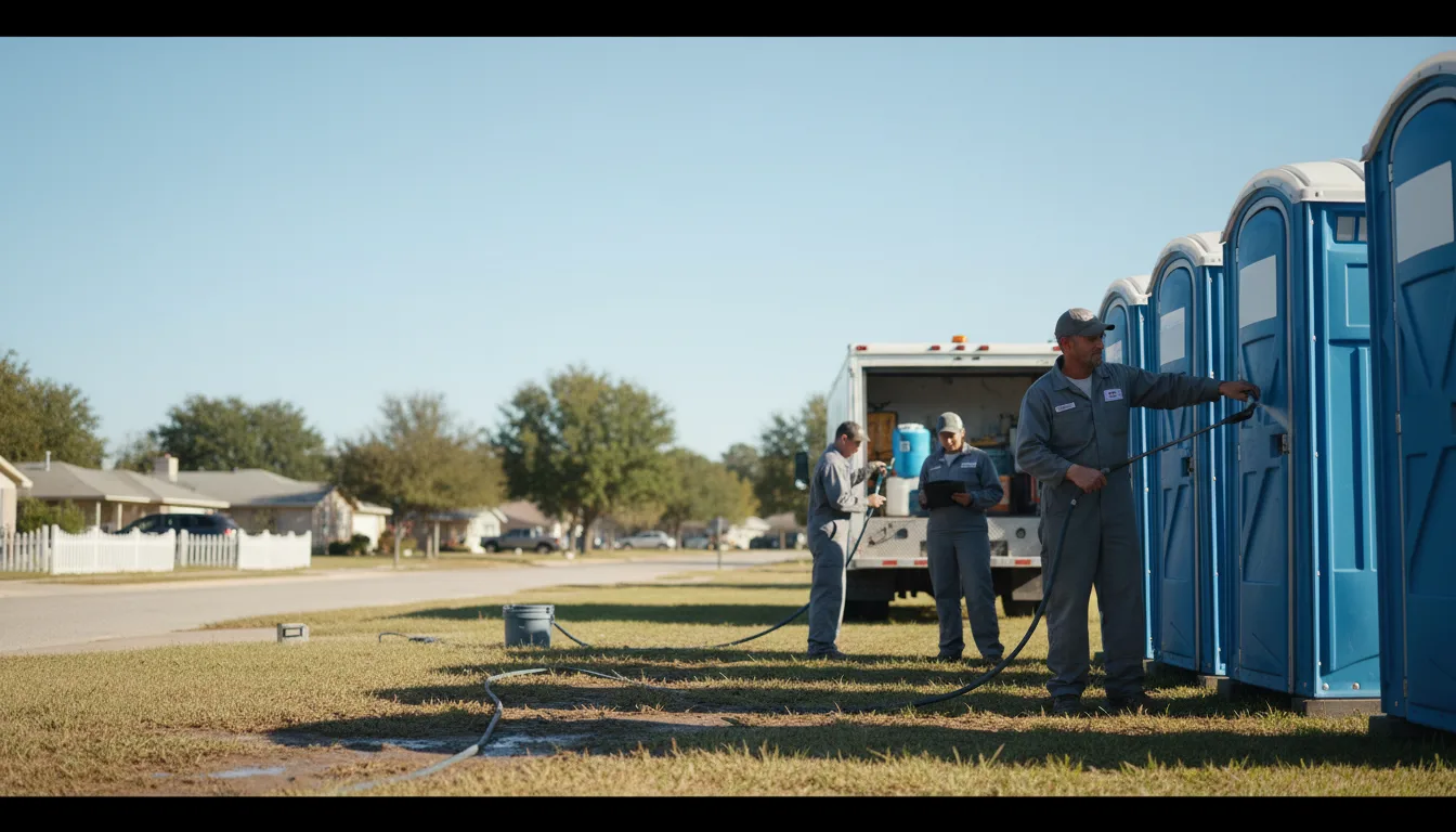 Long-Term Portable Toilet Rental in Ellinger, TX near me